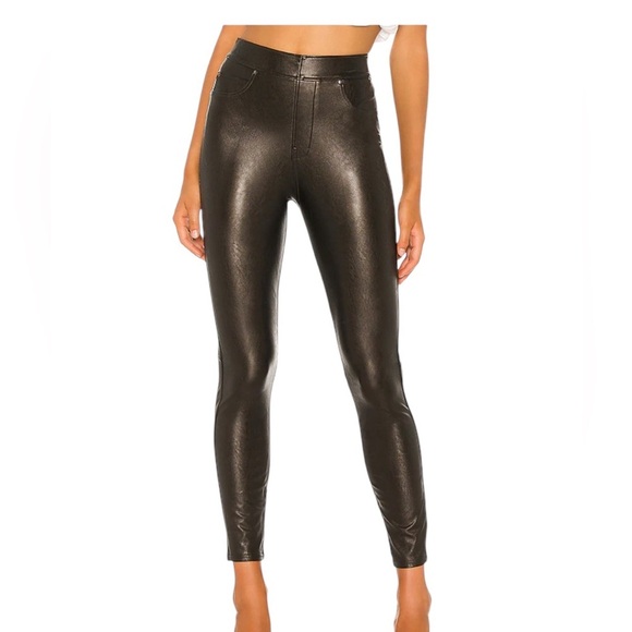 Spanx - Leather Like Ankle Skinny Pant - size M - Picture 1 of 11